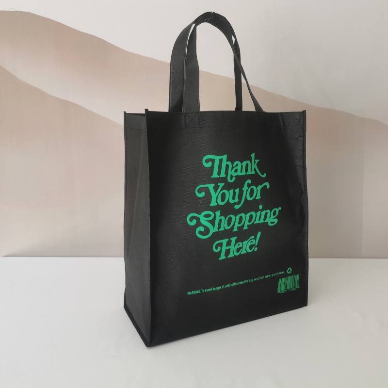 Low Moq Custom Polypropylene Fabric Grocery  Pp Non woven Shopping Tote Bag
