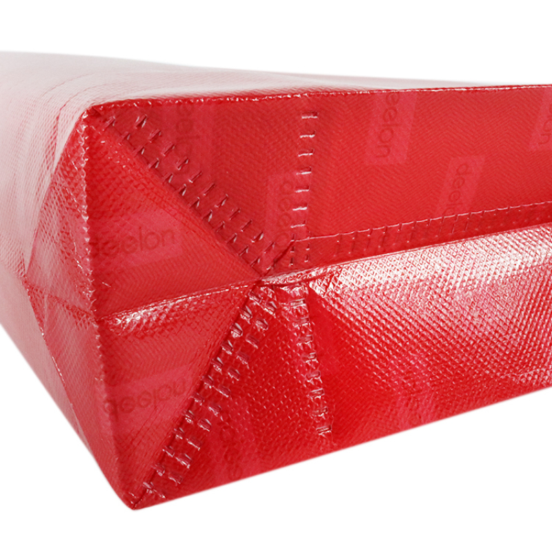 Promotional Waterproof Shopping Tote Bag Foldable Custom Logo Laminated PP Non Woven Bag