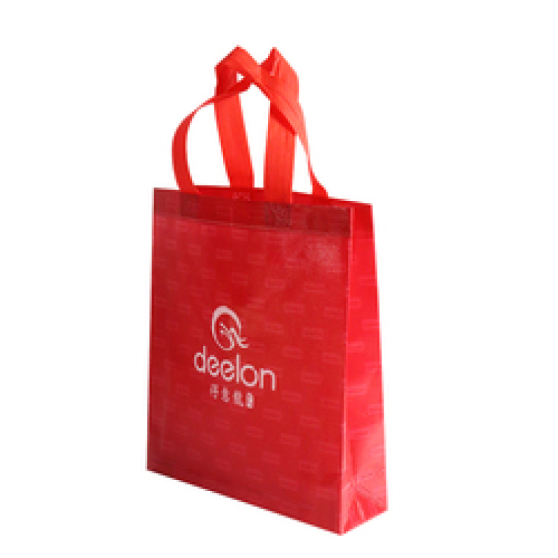 Promotional Waterproof Shopping Tote Bag Foldable Custom Logo Laminated PP Non Woven Bag