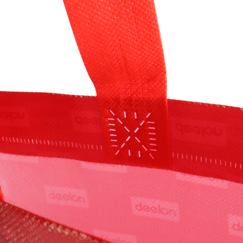 Promotional Waterproof Shopping Tote Bag Foldable Custom Logo Laminated PP Non Woven Bag