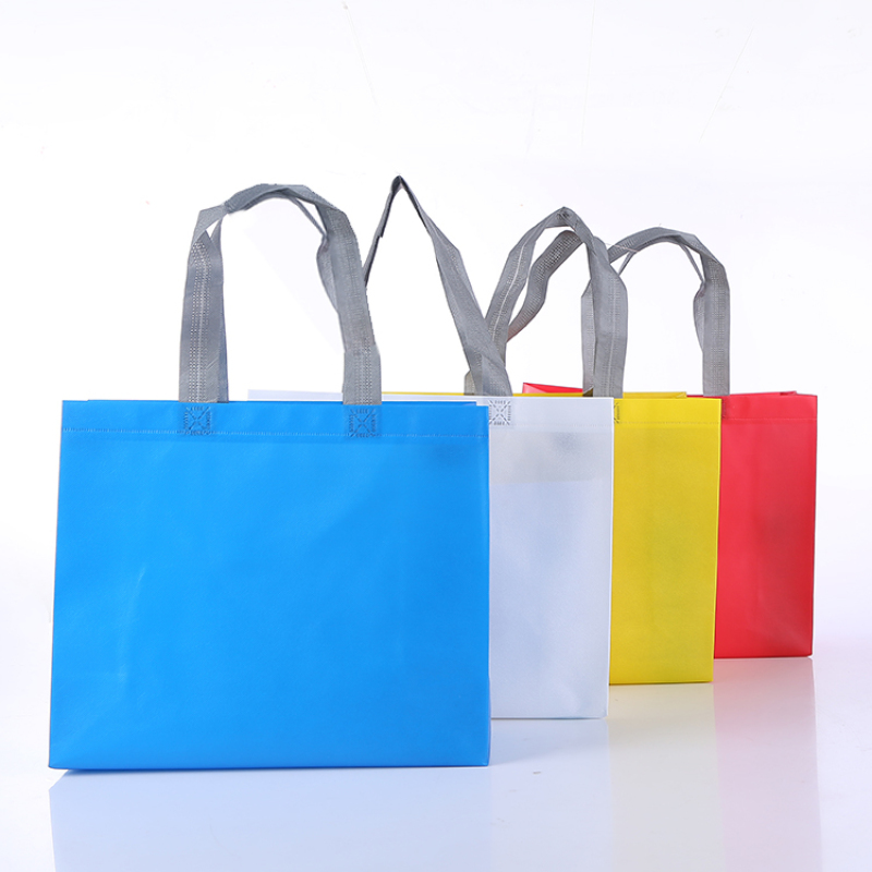Wholesale Factory Price Tote Bags Custom Printed Recyclable Fabric Non Woven Shopping Bags With Logo