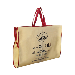 Large eco friendly foldable dustproof custom logo non woven suit garment cover bag