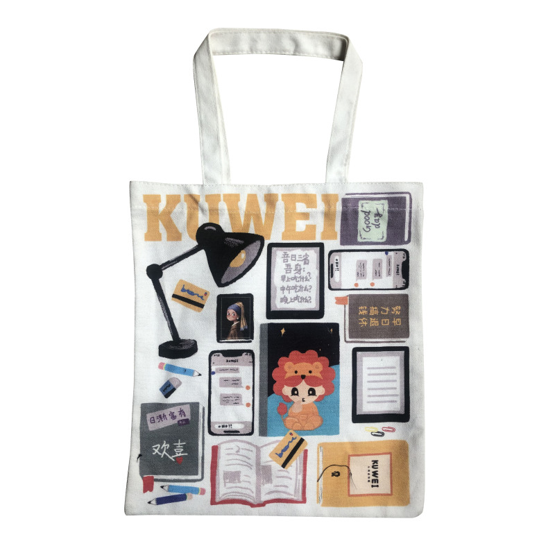 Custom Logo Size Printed Eco Friendly Recycled Reusable Plain Bulk Large Grocery Shopping Tote  Organic Calico Cotton Canvas Bag