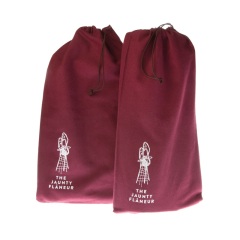 wholesale Factory Price Custom logo printed natural cotton small muslin drawstring shoe dust bag