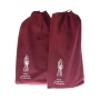 wholesale Factory Price Custom logo printed natural cotton small muslin drawstring shoe dust bag