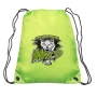 Advertising waterproof polyester nylon sport gym drawstring backpack bags with custom printed logo
