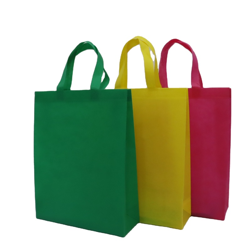 Promotional  Wholesale Cheap Price  Reusable Ultrasonic Heat Sealed Non Woven Shopping Tote  Bag