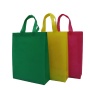Promotional  Wholesale Cheap Price  Reusable Ultrasonic Heat Sealed Non Woven Shopping Tote  Bag