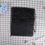 Wholesale portable waterproof custom logo bulk sports backpack 210D polyester drawstring bag with zipper