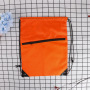 Wholesale portable waterproof custom logo bulk sports backpack 210D polyester drawstring bag with zipper