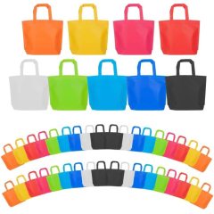 Promotion Non Woven  Reusable Grocery  Shopping Tote  Bags  with Handle, Kid Gift Bags for Birthday