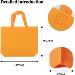 Promotion Non Woven  Reusable Grocery  Shopping Tote  Bags  with Handle, Kid Gift Bags for Birthday