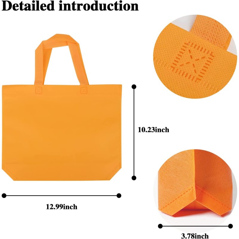 Promotion Non Woven  Reusable Grocery  Shopping Tote  Bags  with Handle, Kid Gift Bags for Birthday