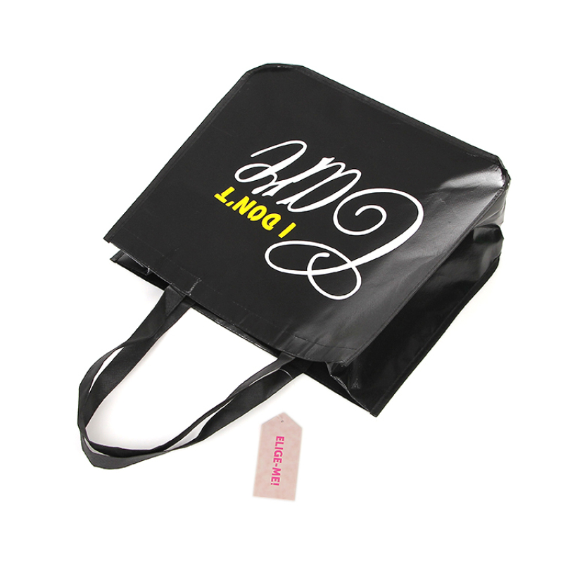 Wholesale Reusable Recycled PP Laminated Non Woven Shopping Tote Bags