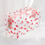 Cheap Wholesale Custom  Logo Printed Travel Organizer Clear PVC Travel Makeup Cosmetic Bag