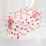 Cheap Wholesale Custom  Logo Printed Travel Organizer Clear PVC Travel Makeup Cosmetic Bag