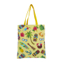 Custom Logo Printed Polyester Cotton Canvas Cloth Packaging Shopping Tote Bag With Zipper