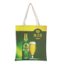 Custom Logo Printed Polyester Cotton Canvas Cloth Packaging Shopping Tote Bag With Zipper