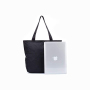 Heavy Canvas Large Custom Logo for Beach Grocery Zippered Closure Cotton Black Cotton Beach Bag