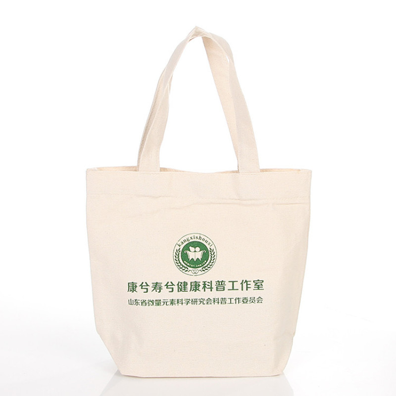 Hot Sale Eco Friendly Cotton Shopping shopper cotton Tote Bag With Cotton Rope Handle