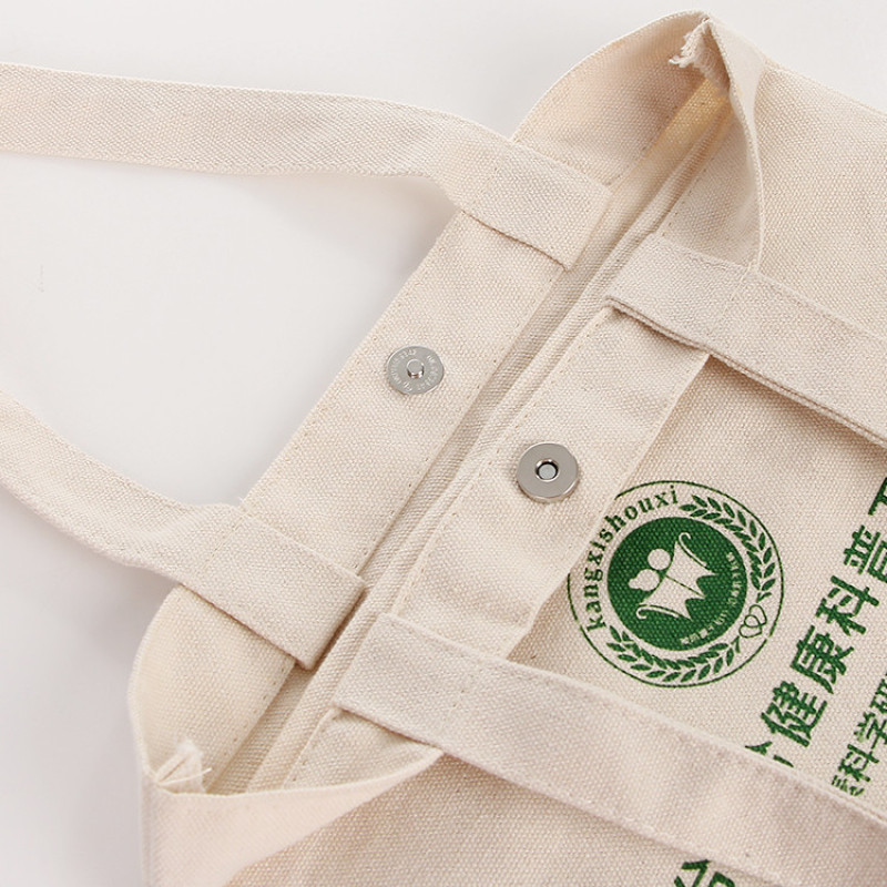 Hot Sale Eco Friendly Cotton Shopping shopper cotton Tote Bag With Cotton Rope Handle