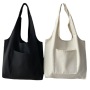 wholesale plain custom logo tote bag cotton canvas shopping bag for grocery