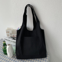 wholesale plain custom logo tote bag cotton canvas shopping bag for grocery