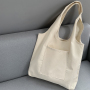 wholesale plain custom logo tote bag cotton canvas shopping bag for grocery