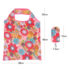 wholesale eco friendly custom nylon reusable polyester foldable shopping bag