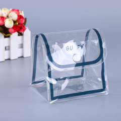Hot selling fashion three-dimensional snap button stationery bag storage bag