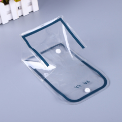 Hot selling fashion three-dimensional snap button stationery bag storage bag