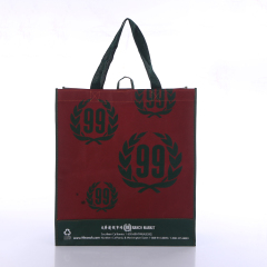 wholesale reusable portable custom eco-friendly grocery non woven shopping bag