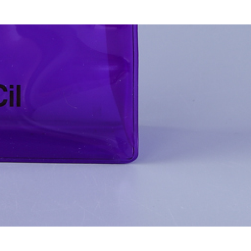Hot fashion custom stereo zipper bag custom transparent PVC fashion cosmetic bag