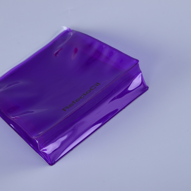 Hot fashion custom stereo zipper bag custom transparent PVC fashion cosmetic bag