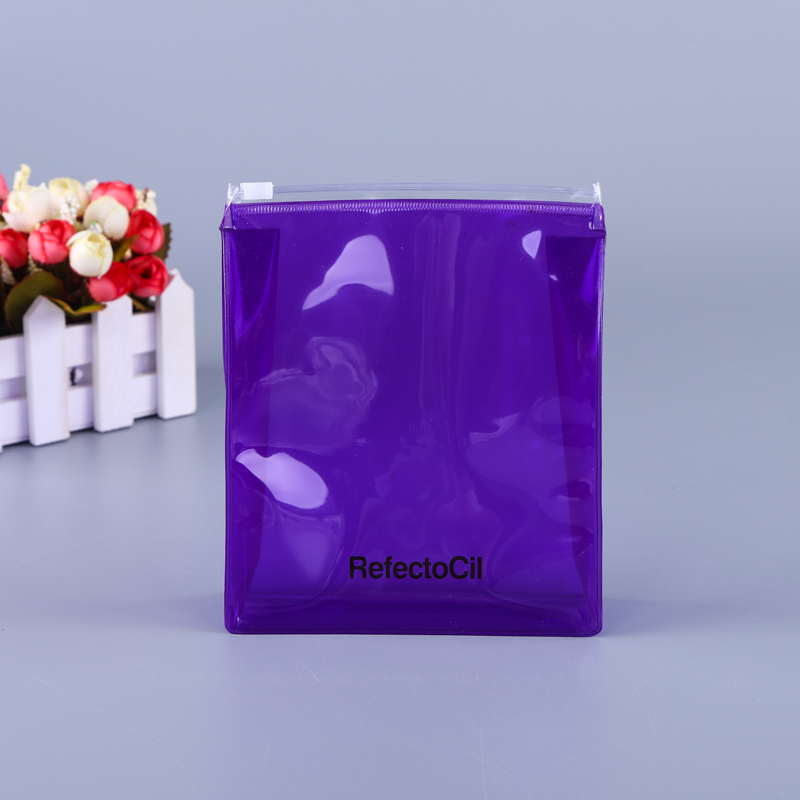 Hot fashion custom stereo zipper bag custom transparent PVC fashion cosmetic bag