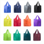 210T eco friendly grocery supermarket washable custom logo reusable polyester foldable shopping bag