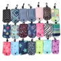 Custom polyester foldable shopping bag with poket