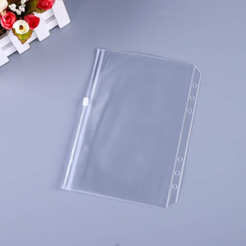 PVC transparent zipper bag cosmetic bag storage bag waterproof portable