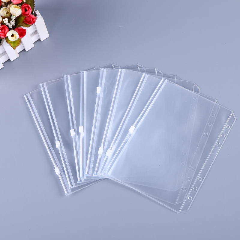 PVC transparent zipper bag cosmetic bag storage bag waterproof portable