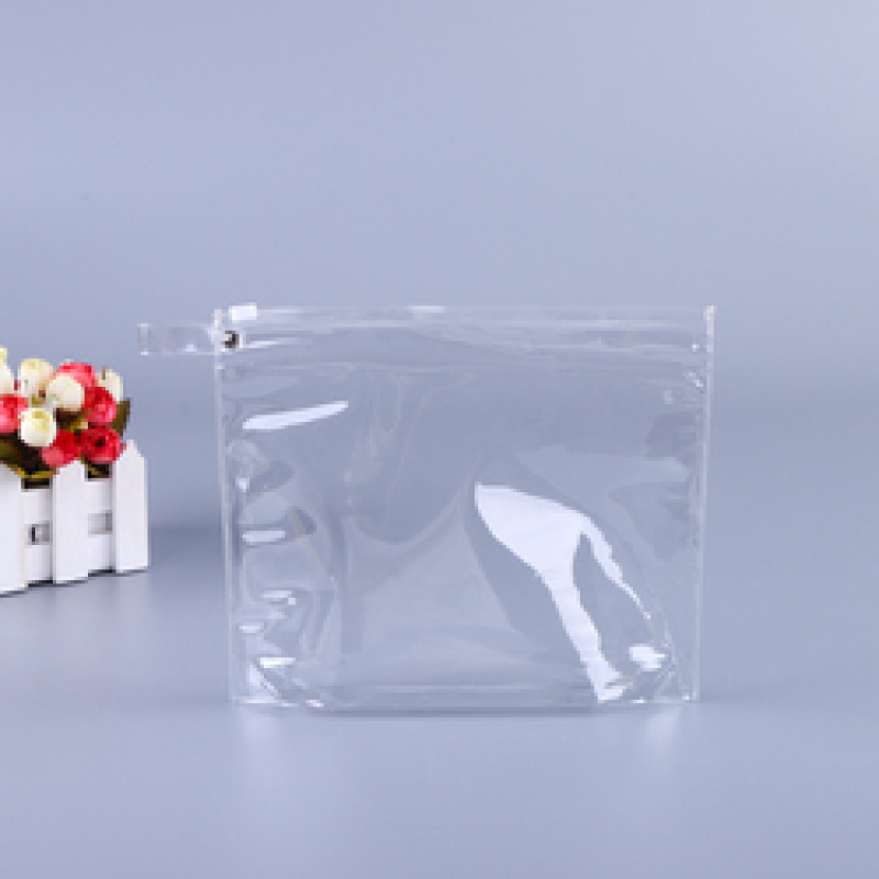 PVC transparent zipper bag cosmetic bag storage bag waterproof portable