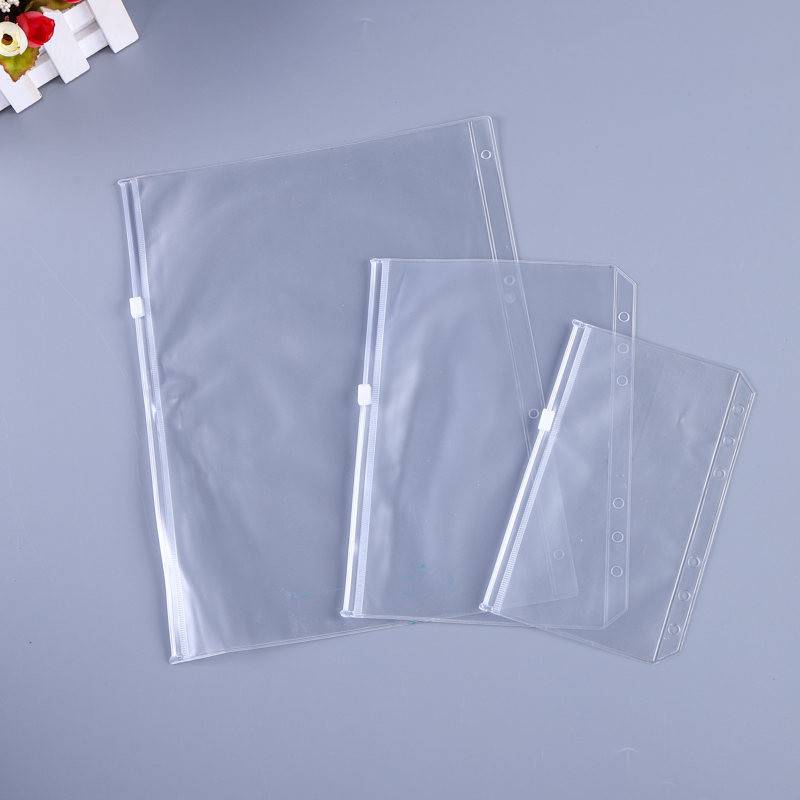 PVC transparent zipper bag cosmetic bag storage bag waterproof portable