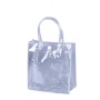 Cheap Transparent Clear Handle PVC Gift Packaging Customized Plastic Shopping Bags With Logos