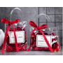 Cheap Transparent Clear Handle PVC Gift Packaging Customized Plastic Shopping Bags With Logos