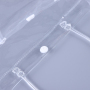 Cheap Transparent Clear Handle PVC Gift Packaging Customized Plastic Shopping Bags With Logos