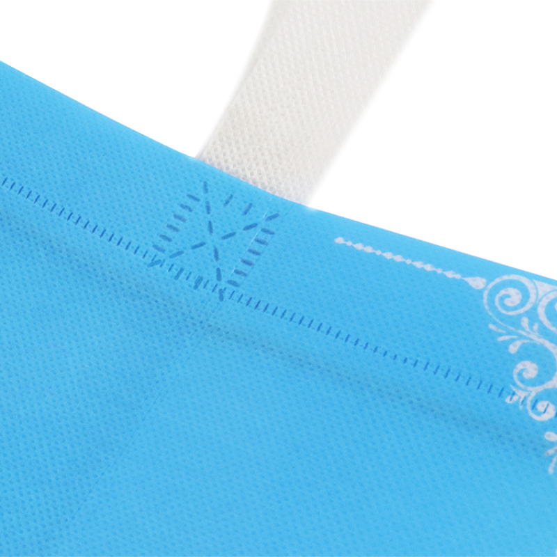 2022 ECO-friendly custom logo printing plain promotion handled laminated recycle reusable  pp non woven tote shopping bag