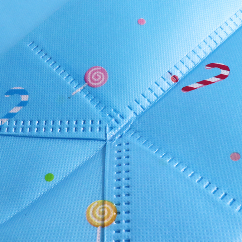 2022 ECO-friendly custom logo printing plain promotion handled laminated recycle reusable  pp non woven tote shopping bag