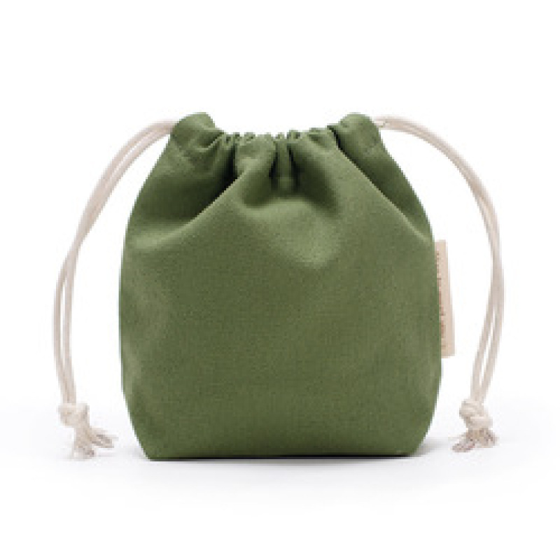 Plain Custom Logo Mini Jewelry Cotton Canvas Drawstring Gift Bag Pouch