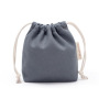 Plain Custom Logo Mini Jewelry Cotton Canvas Drawstring Gift Bag Pouch