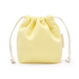 Plain Custom Logo Mini Jewelry Cotton Canvas Drawstring Gift Bag Pouch