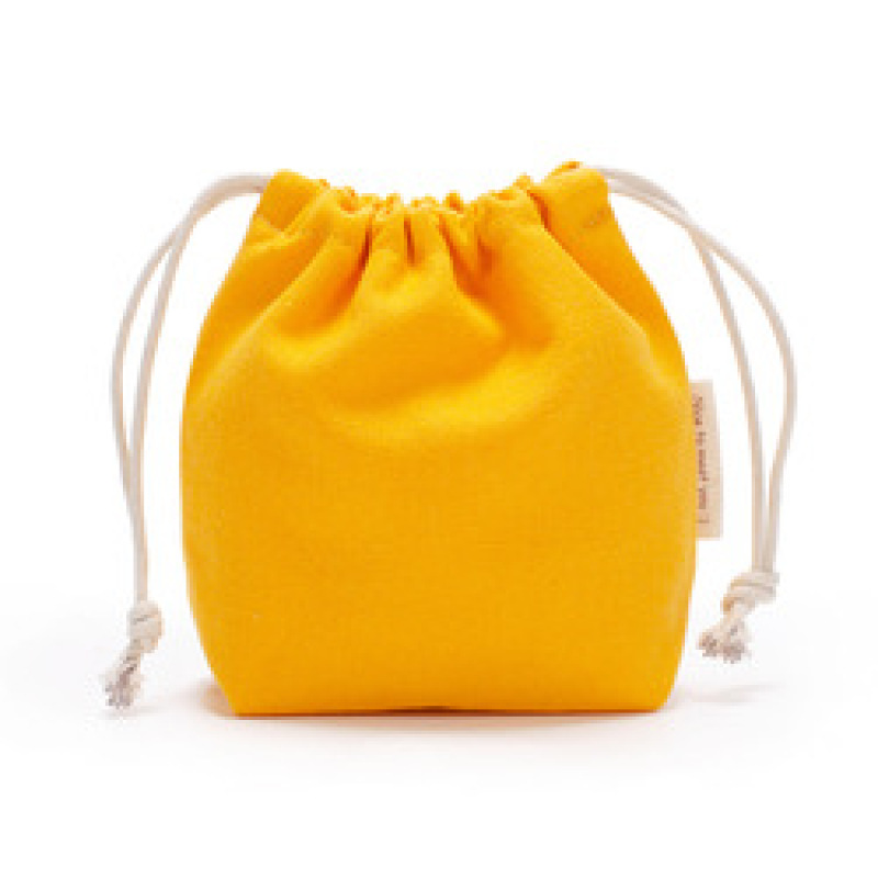 Plain Custom Logo Mini Jewelry Cotton Canvas Drawstring Gift Bag Pouch